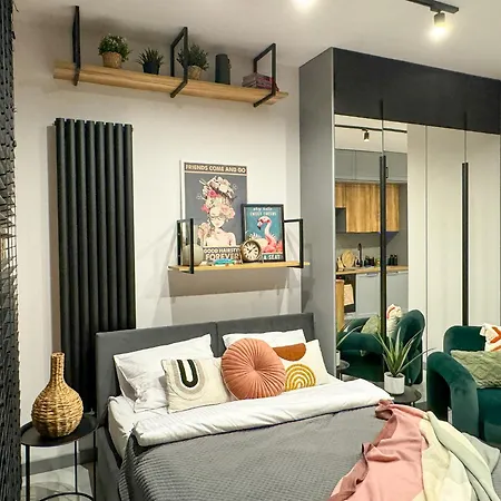 公寓 Lakru Global Office, Free Garage, Self Check-in 卡托维兹